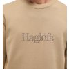 Pánská bavlněná mikina Haglöfs Crewneck - hnědá (Velikost S)