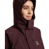 Dámská parka Haglöfs Aria Proof - hnědá (Velikost XS)
