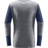 Pánské funkční triko Haglöfs DAL dl.rukáv - šedá/modrá (Velikost S)