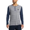 Pánské funkční triko Haglöfs DAL dl.rukáv - šedá/modrá (Velikost S)