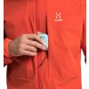 Pánská softshellová bunda Haglöfs Discover touring - červená (Velikost S)