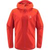 Pánská softshellová bunda Haglöfs Discover touring - červená (Velikost S)