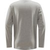 Pánské bavlněné triko Haglöfs Curious LS dl.rukáv - šedá (Velikost S)