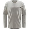 Pánské bavlněné triko Haglöfs Curious LS dl.rukáv - šedá (Velikost S)