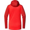 Dámská technická mikina Haglöfs ROC Flash Mid Hood - červená (Velikost XS)