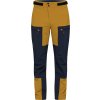 Pánské softshellové kalhoty Haglofs Roc Sight - žlutá/tm.modrá (Velikost 48)