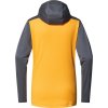 Dámská technická mikina Haglöfs ROC Flash Mid Hood - tm.šedá/žlutá (Velikost XS)