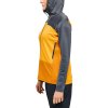 Dámská technická mikina Haglöfs ROC Flash Mid Hood - tm.šedá/žlutá (Velikost XS)