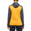 Dámská technická mikina Haglöfs ROC Flash Mid Hood - tm.šedá/žlutá (Velikost XS)