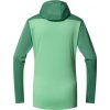 Dámská technická mikina Haglöfs ROC Flash Mid Hood - zelená (Velikost XS)