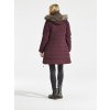 Dámský zateplený kabát DIDRIKSONS Natasha fialový (Velikost 34)