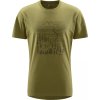 Pánské bavlněné triko Haglöfs Camp - zelená (Velikost S)