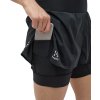 Dámské běžecké šortky Haglöfs L.I.M IT 2v1 - černá (Velikost XS)