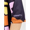 Dámský cyklodres CRAFT Core Offroad Ss Tee žlutá s fialovou (Velikost XS)