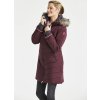 Dámský zateplený kabát DIDRIKSONS Natasha fialový (Velikost 34)