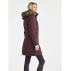 Dámský zateplený kabát DIDRIKSONS Natasha fialový (Velikost 34)