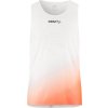 Pánský běžecký nátělník CRAFT Race Day - bílá (Velikost S)