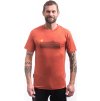 Pánské merino triko SENSOR Active Sunrise terracotta (Velikost XXL, Barva oranžová)