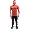 Pánské merino triko SENSOR Active Sunrise terracotta (Velikost XXL, Barva oranžová)