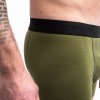 Pánské merino trenky SENSOR Active safari green (Barva zelená, Velikost M)