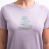 Dámské merino triko SENSOR Blend Stone mystic violet (Velikost M, Barva fialová)
