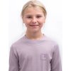 Juniorské merino triko SENSOR Df Logo Up mystic violet (Barva fialová, Velikost 140)