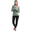 Dámské merino triko SENSOR Df basil green (Barva zelená, Velikost M)