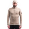 Pánská merino mikina SENSOR Extreme UP almond beige (Velikost L, Barva béžová)