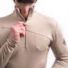 Pánská merino mikina SENSOR Extreme UP almond beige (Velikost L, Barva béžová)