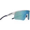 Sluneční brýle RED BULL spect riddle-005, matt white/smoke with blue mirror, CAT3 (Velikost 141-125)