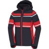 Pánská lyžařská bunda NORTHFINDER Bernard červená/černá (VELIKOST XL)