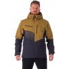 Pánská lyžařská bunda NORTHFINDER Bryant modrá/hnědá (VELIKOST XL)