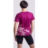 Dámské sportovní tričko PROGRESS Verticala ostružinová (Velikost S)