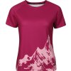 Dámské sportovní tričko PROGRESS Verticala ostružinová (Velikost S)