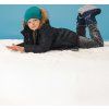 Dětské barefoot sněhule BE LENKA Ailo Junior modrá (Velikost 35)