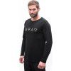 Pánské merino triko SENSOR Merino Blend Elements černé (Velikost S, Barva černá)