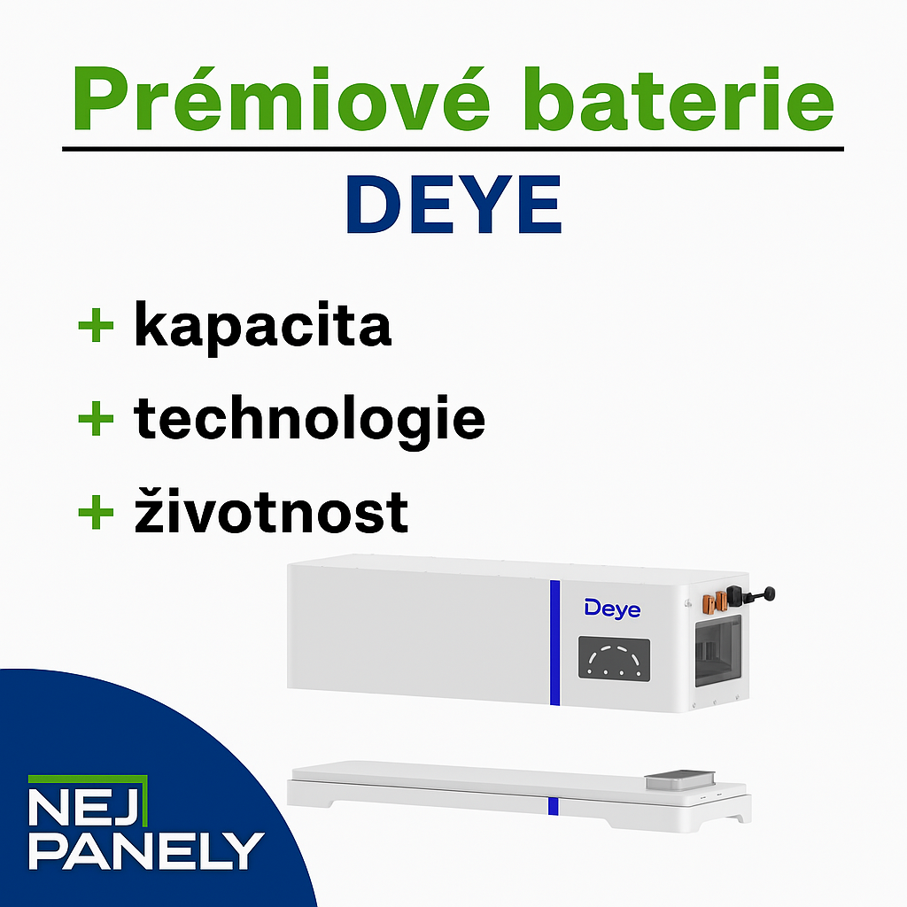 Prémiové baterie Deye