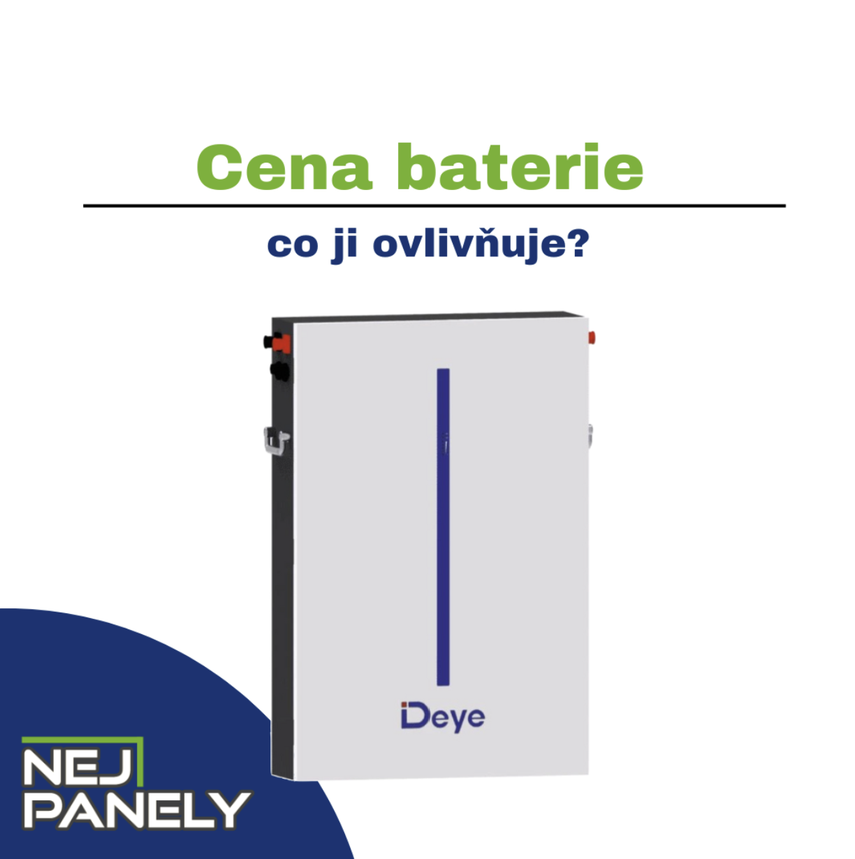 Cena baterie pro fotovoltaiku - co ji ovlivňuje?