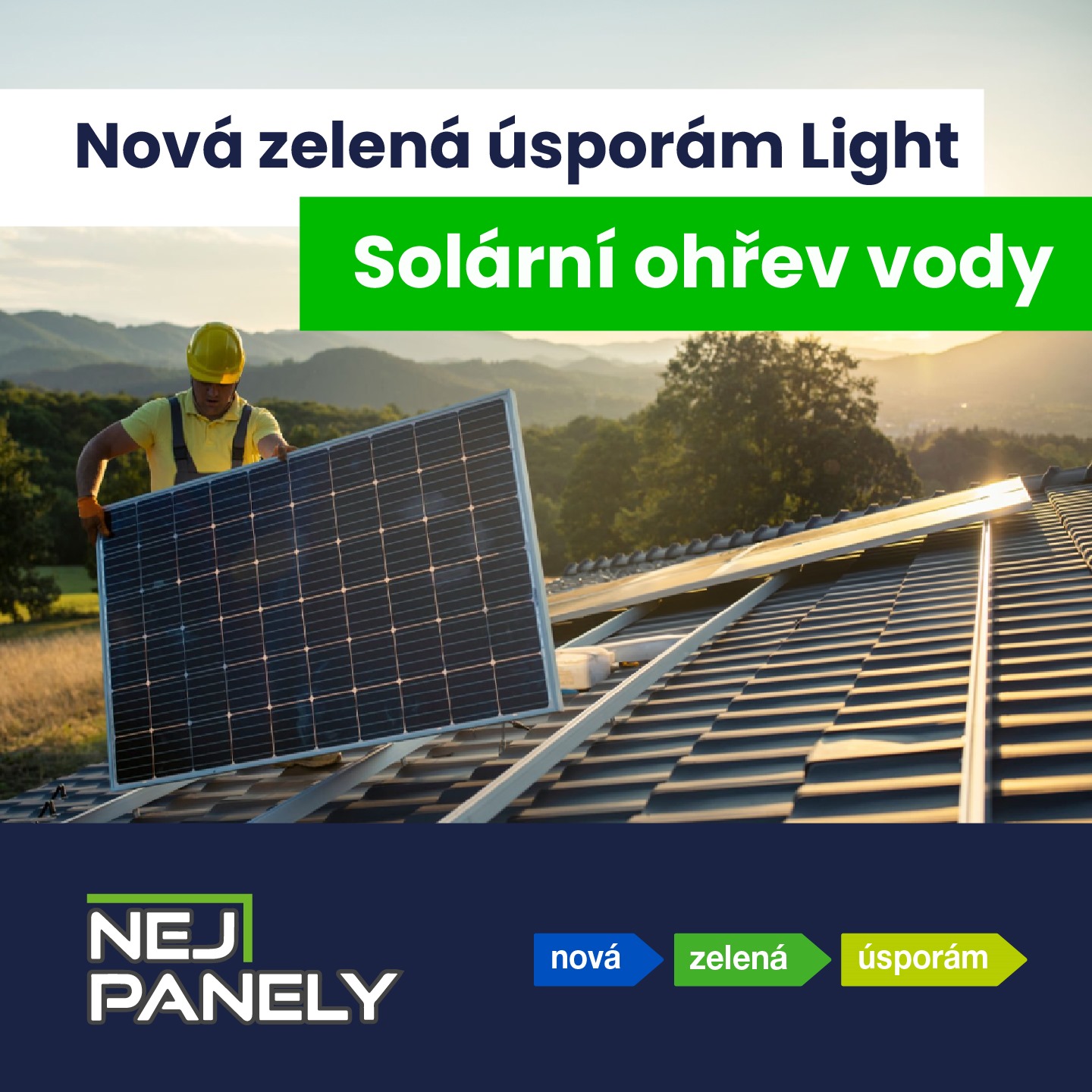 Dotace na solární panely v roce 2024: Program Nová zelená úsporám Light