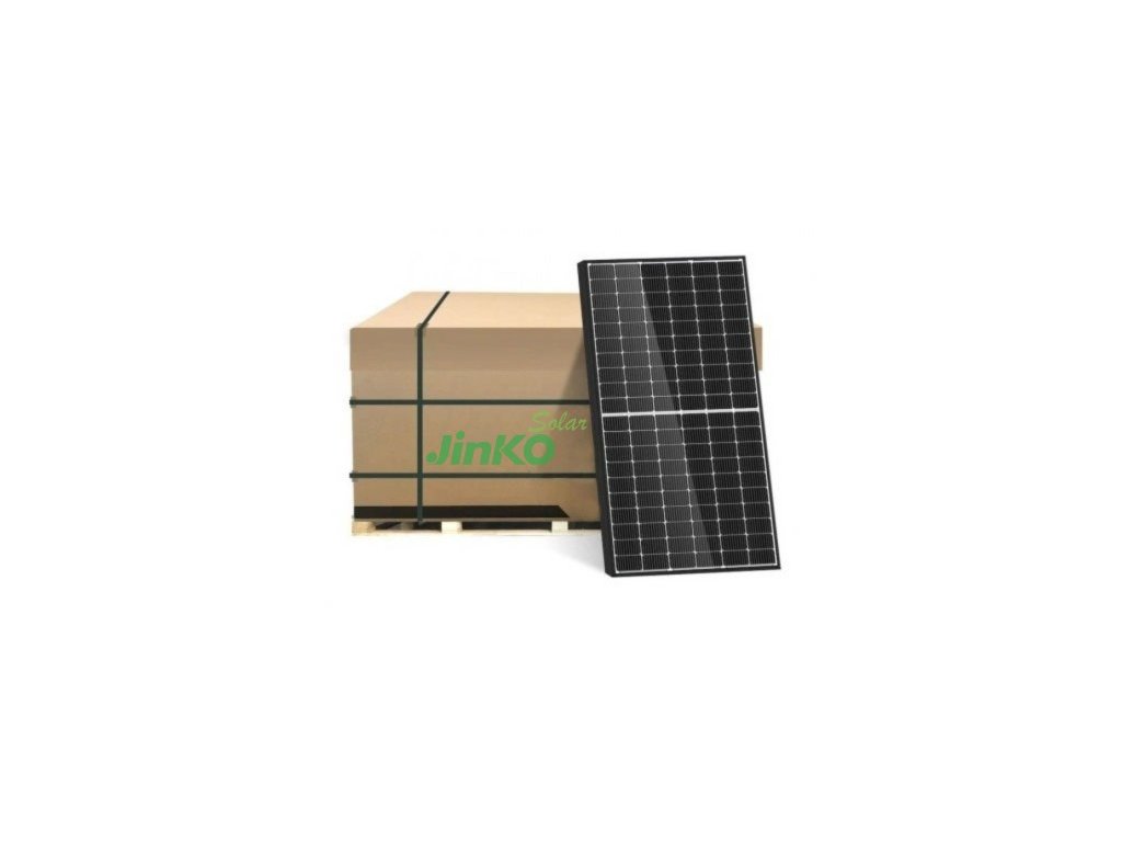 PALETA 37ks, Fotovoltaický solární panel Jinko Solar Tiger Neo N-type 60HL4 490Wp černý rám - ZÁRUKA 30 LET NA VÝKON