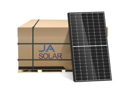 PALETA 36ks, Bifaciální solární panel JA Solar 580Wp dvojité sklo, stříbrný rám
