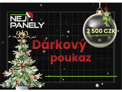 Dárkový poukaz 2,5tis,