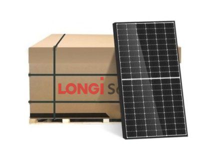 PALETA 36ks, Fotovoltaický solární panel LONGi Solar 480Wp černý rám, back contact