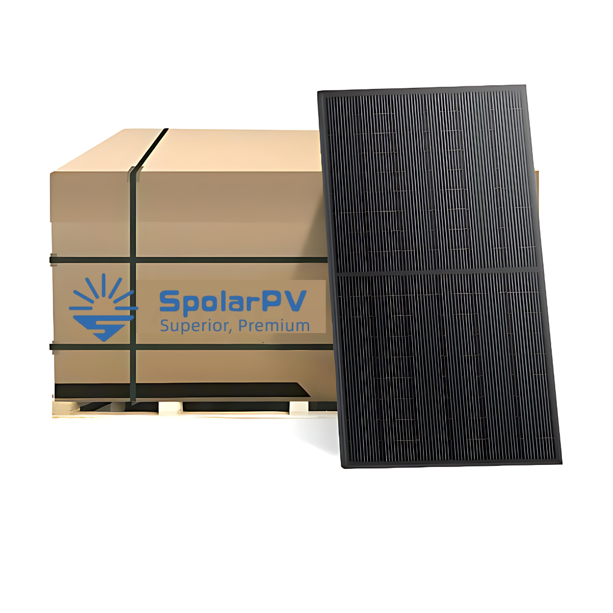 SpolarPV PALETA 37ks, Fotovoltaický solární panel Spolar PV 500Wp Full Black