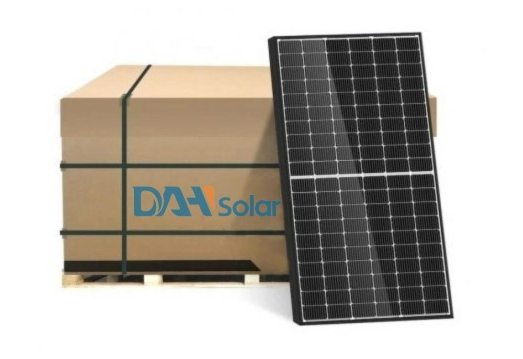 PALETA 34ks, Fotovoltaický solární panel DAH Solar 490Wp Full Screen, černý rám
