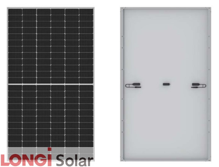Fotovoltaický solární panel LONGi Solar 500Wp stříbrný rám