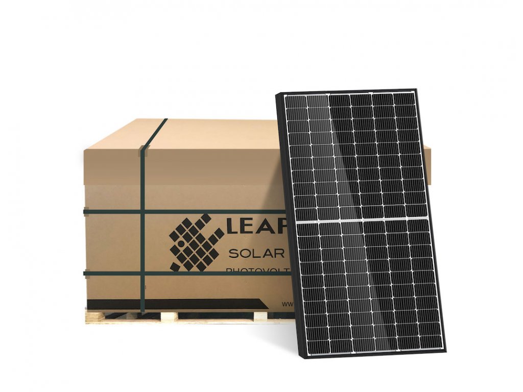 LEAPTON SOLAR PALETA 36ks, Fotovoltaický solární panel LEAPTON 450Wp černý rám