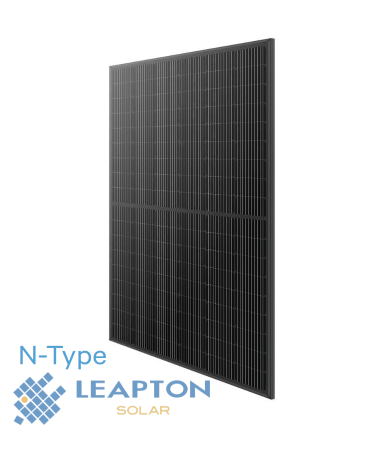 LEAPTON SOLAR Fotovoltaický solární panel LEAPTON N-Type 475Wp, Full Black, ZÁRUKA 30 LET NA VÝKON