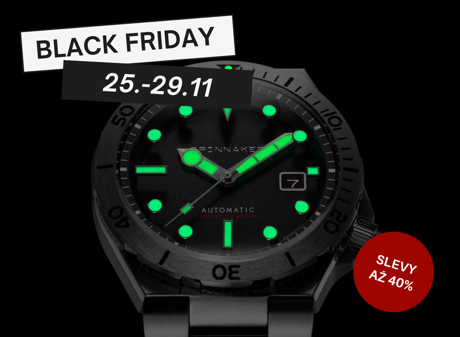 Využijte BLACK FRIDAY slev ve dnech 25.-29.11