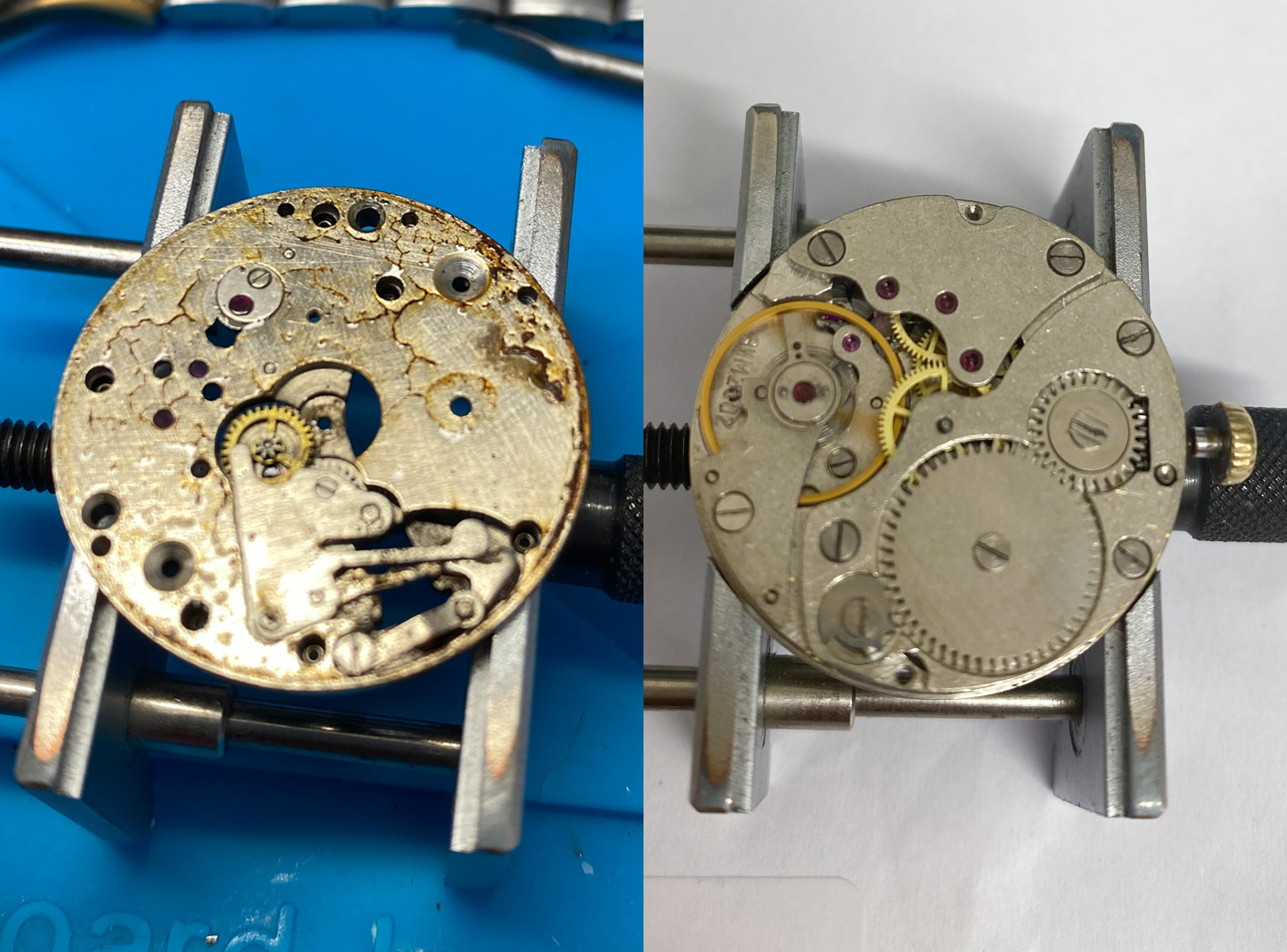 Oprava hodinek 08/23 - ukázka